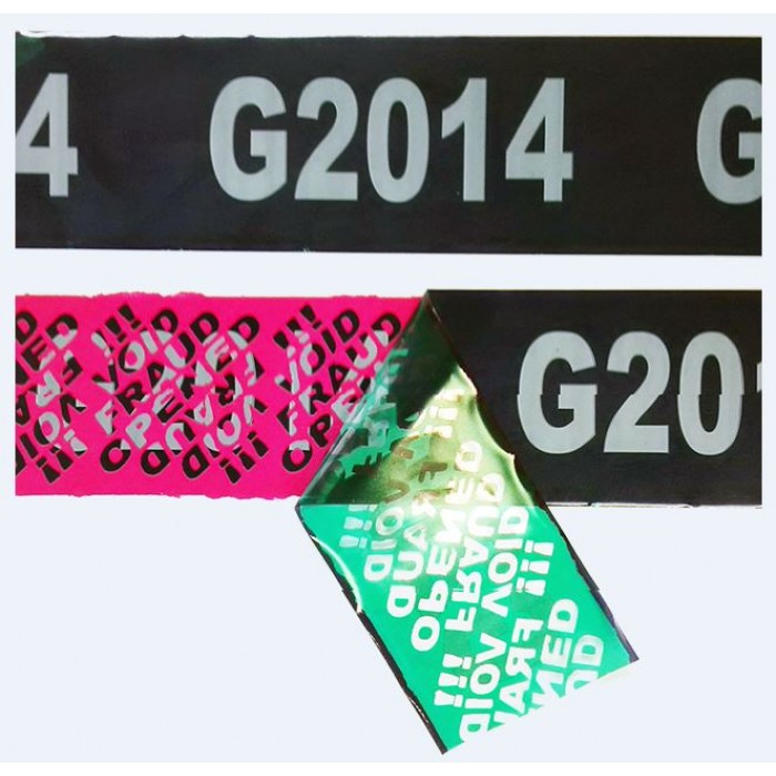 Tri-Colour Tamper Evident Tape (Continuous)